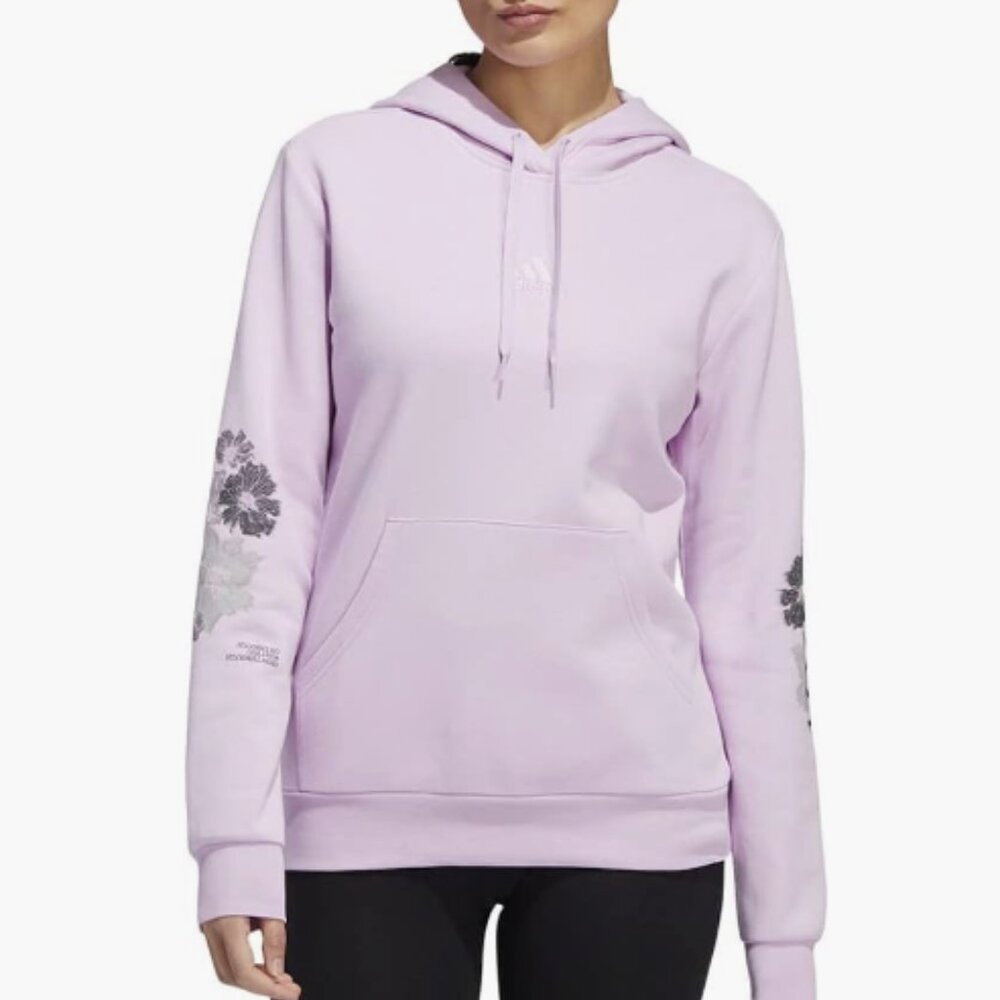 adidas Womens Graphic Hoodie - Size Large